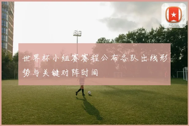 世界杯小组赛赛程公布各队出线形势与关键对阵时间